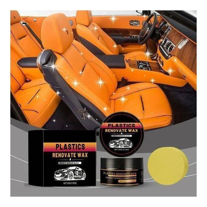 Crème de Réparation Plastique & Cuir Auto – Cire Anti-Rayures & Polissage