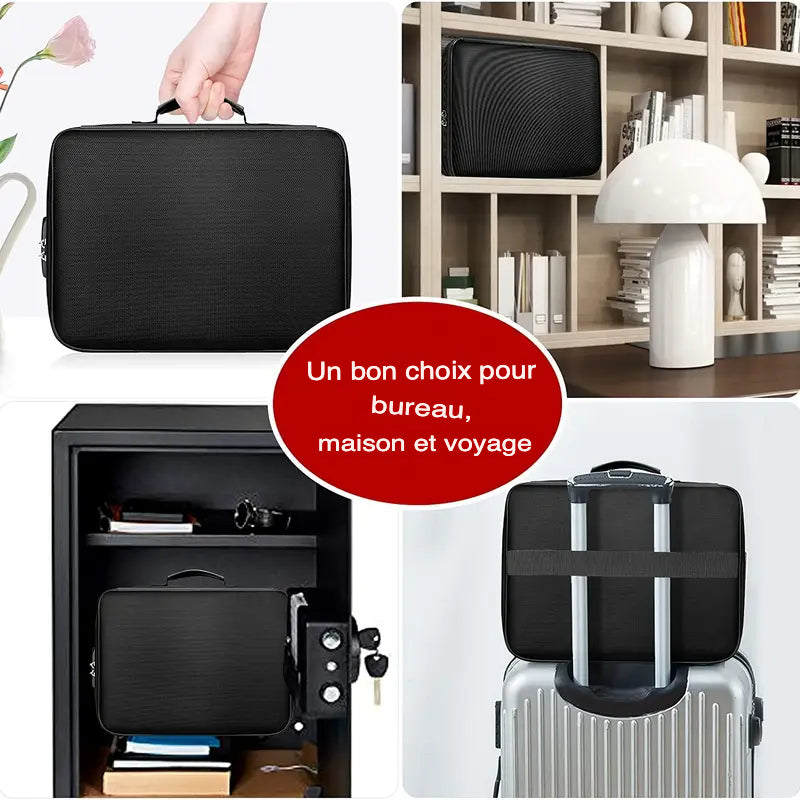 Sac de Documents Sécurisé avec Verrou à Combinaison