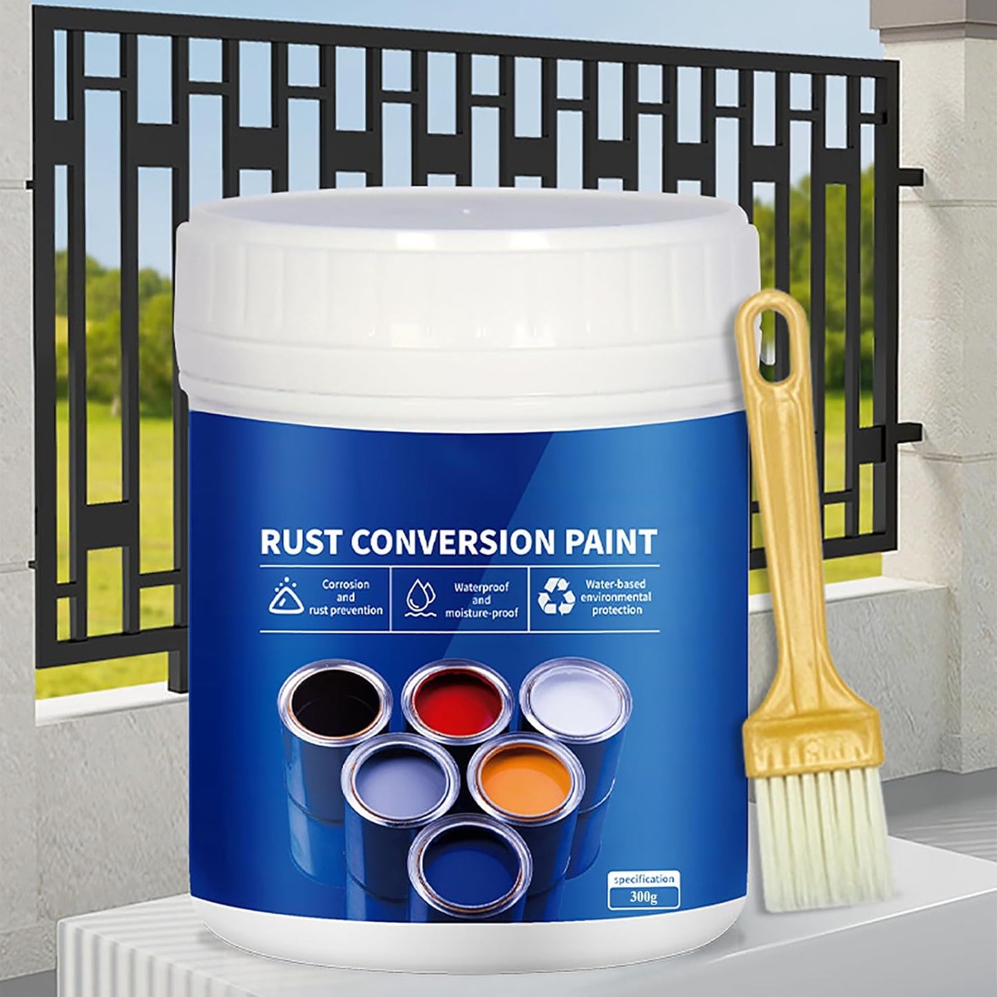 Peinture Convertisseur de Rouille – Protection Antirouille Professionnelle - 500 g