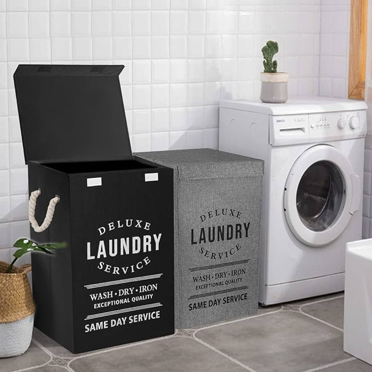 Panier à linge pliable avec grande capacité