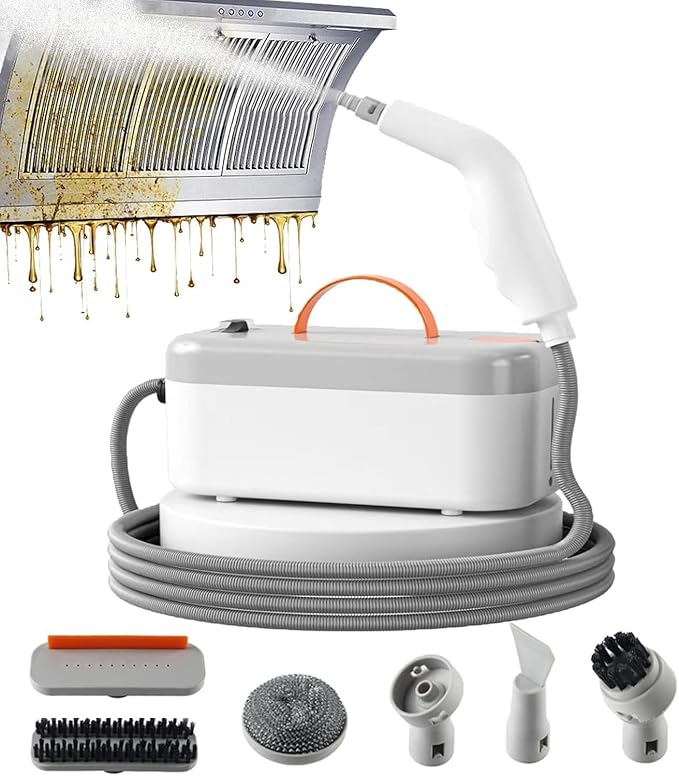 Silver Love Steam Cleaner 1200W – Nettoyeur à Vapeur Multifonction