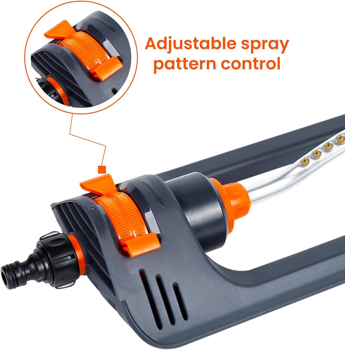 Arroseur Automatique Oscillant pour Jardin – Arroseur à Mouvement Auto-Balayant