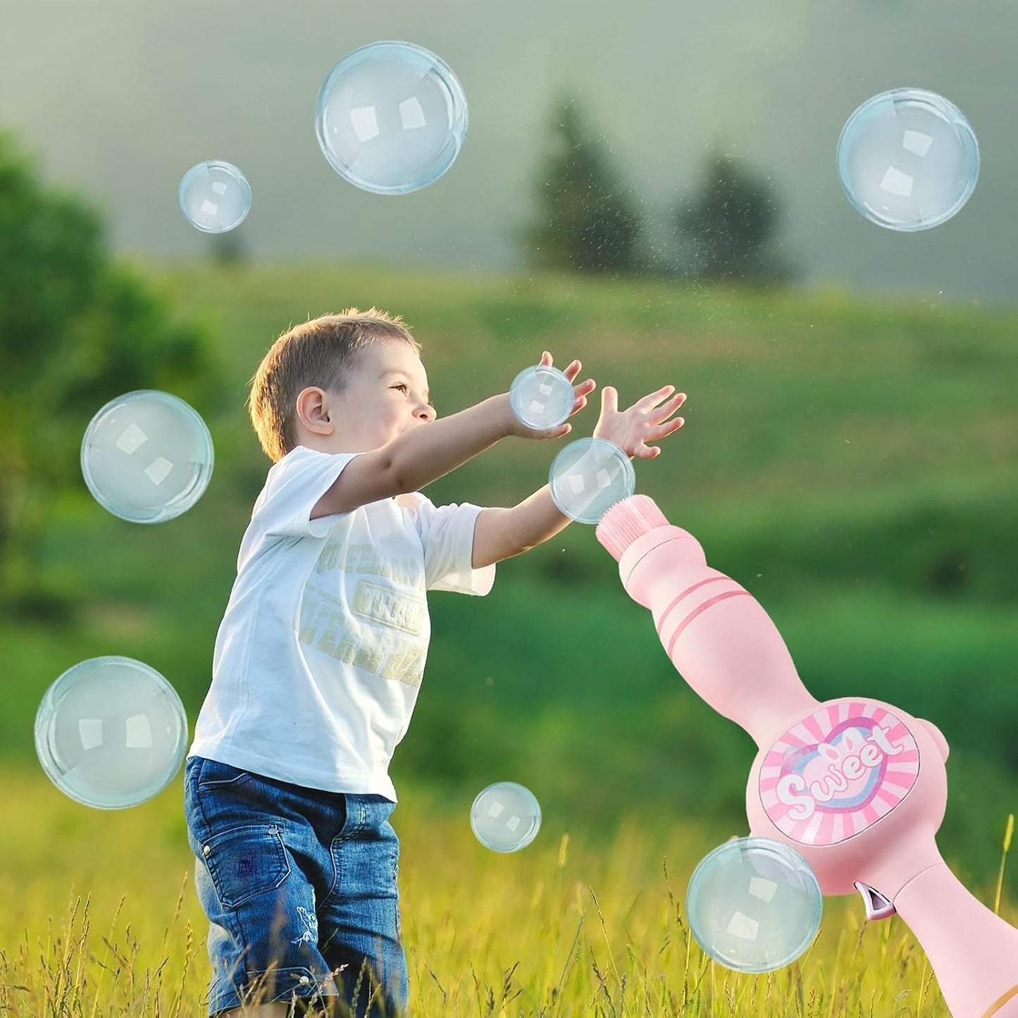 Machine à Bulles Magiques – Bâton Élastique à Fumée pour Enfants