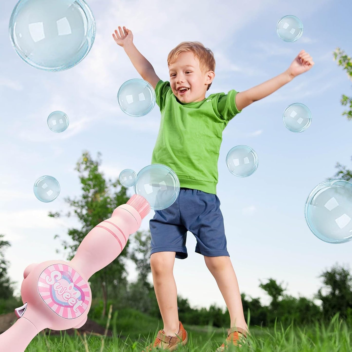 Machine à Bulles Magiques – Bâton Élastique à Fumée pour Enfants
