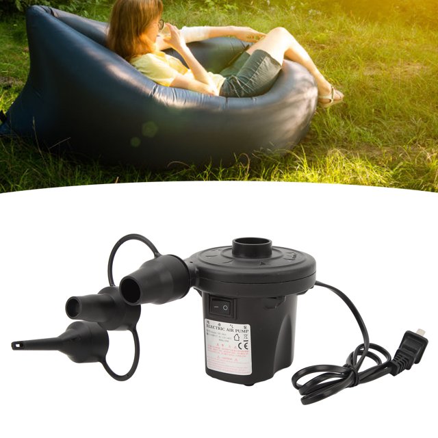 Pompe Électrique Multifonction 3-en-1 – Aspiration, Gonflage & Dégonflage Portable