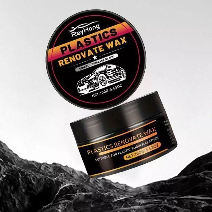 Crème de Réparation Plastique & Cuir Auto – Cire Anti-Rayures & Polissage