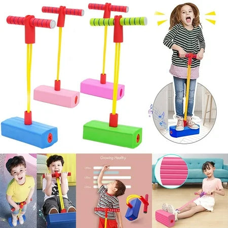 Un pogo stick / jouet sauteur pour enfants