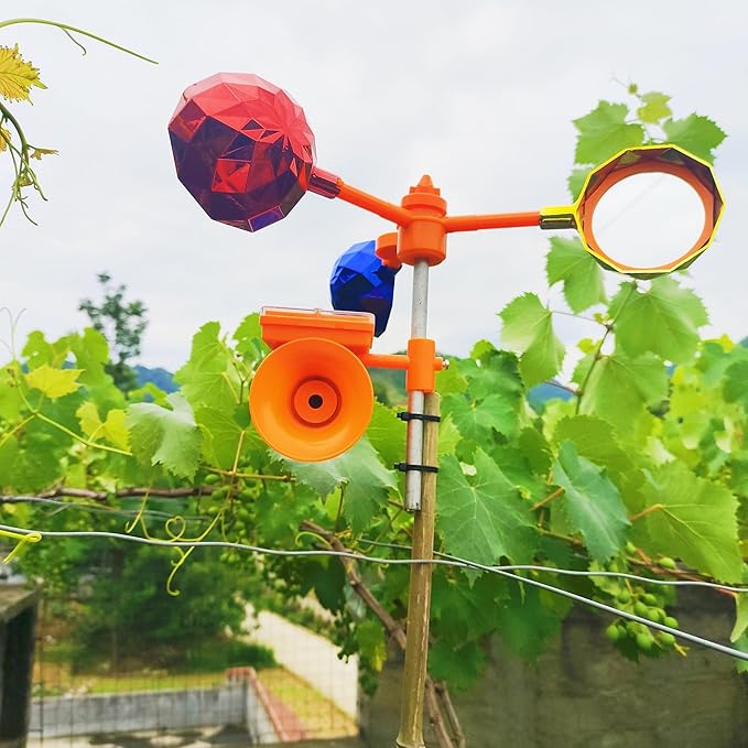 Répulsif Oiseaux Solaire 360° – Protection Toiture & Jardin