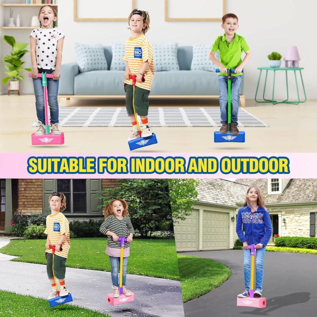 Un pogo stick / jouet sauteur pour enfants