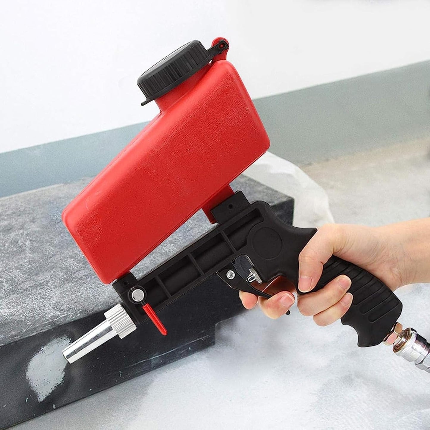 Pistolet Sableur Professionnel 90 PSI Anti-Rouille