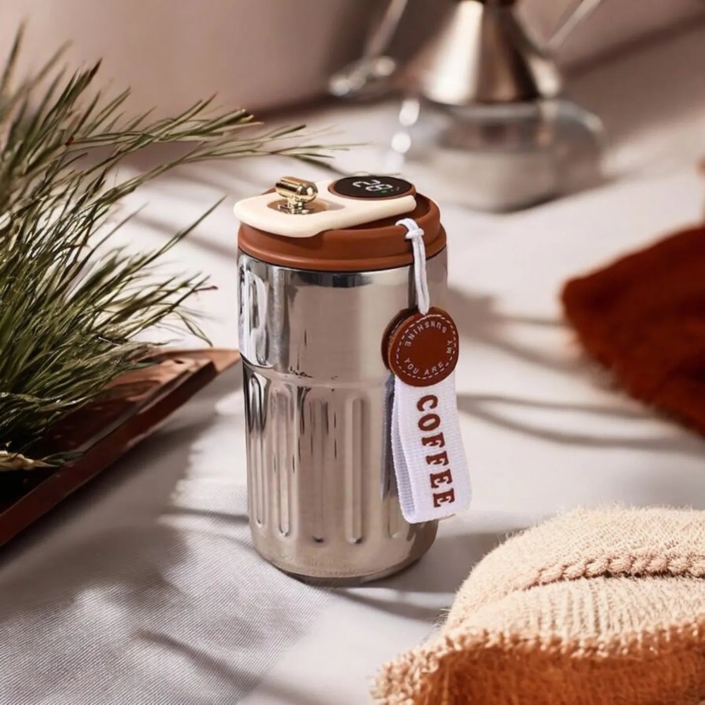 Tasse Thermique Isotherme Portable – Design Élégant & Étanche