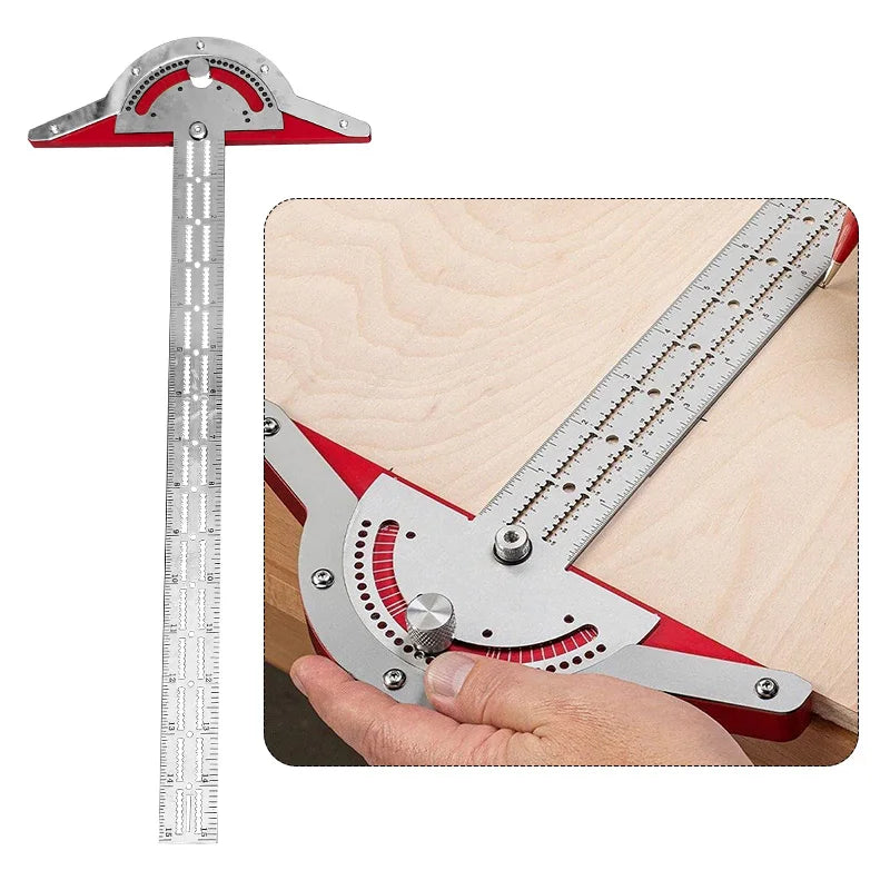 Règle d’Angle Multifonction Industrielle pour Menuiserie