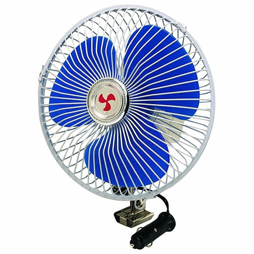 Ventilateur de Voiture à Pince 12V – Rotation 360°