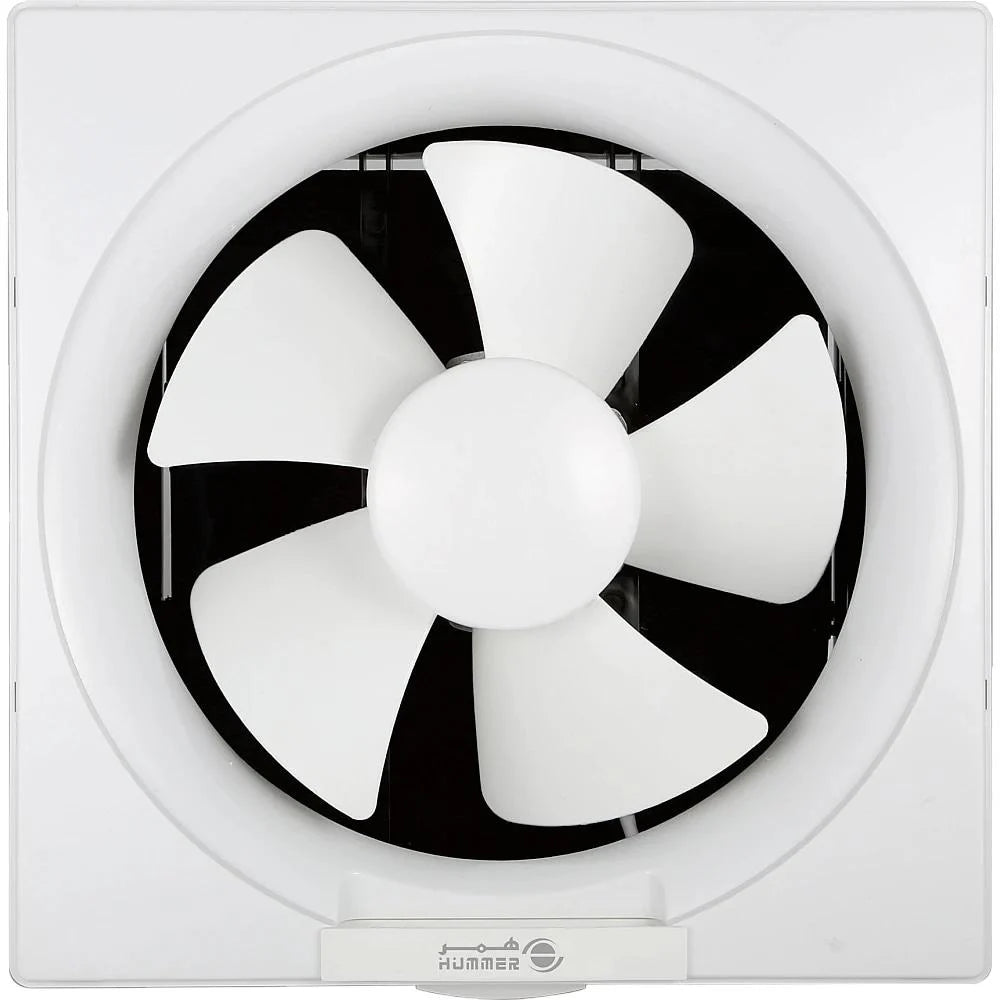 Ventilateur extracteur d'air mural conçu pour la cuisine ou la salle de bain.