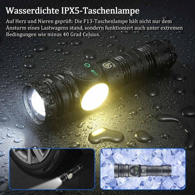 Lampe Torche Rechargeable LED – Puissante, Compacte & Intelligente