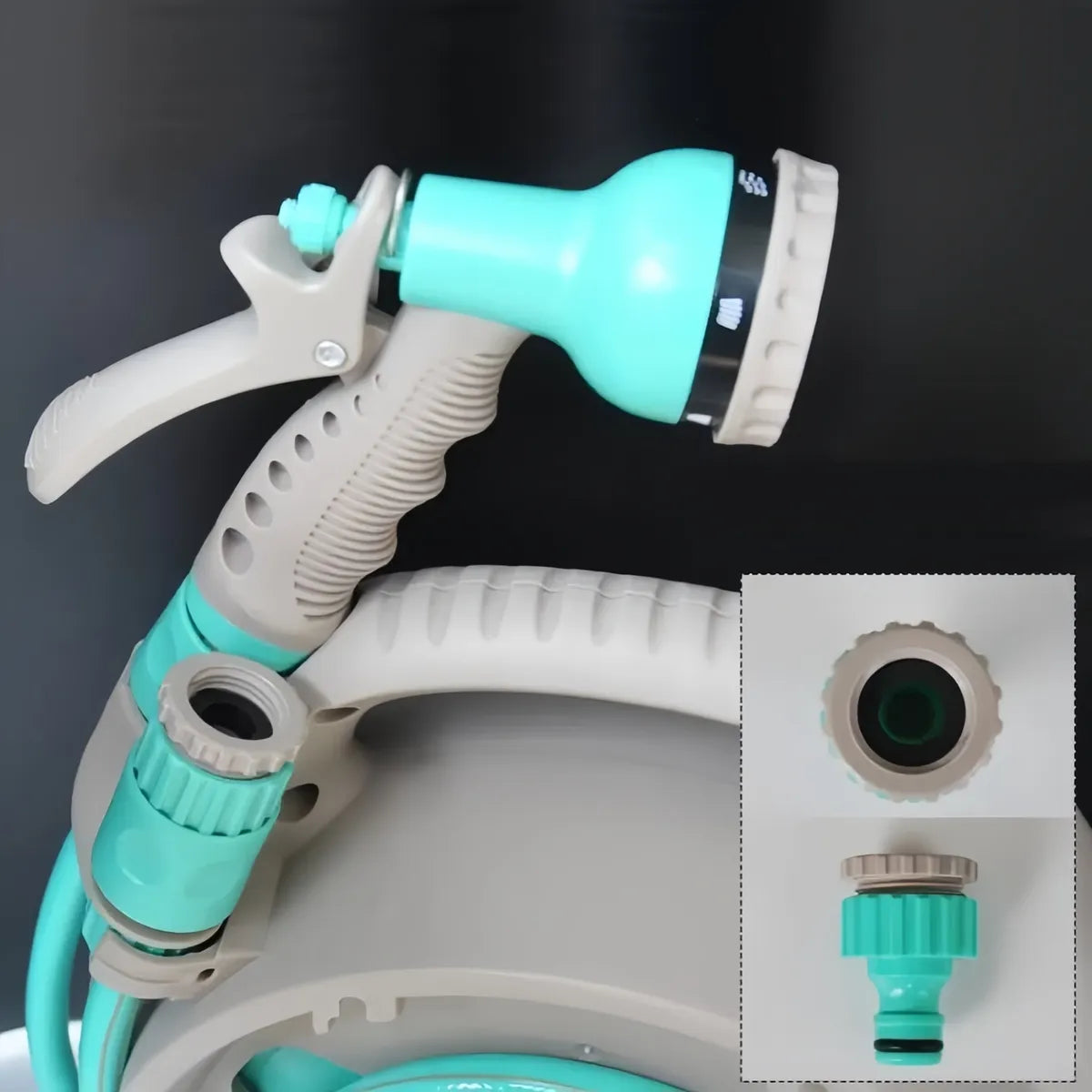 Ensemble de tuyau d'extension pour lave-auto, tuyau de jardin, pistolet à eau haute pression 15m