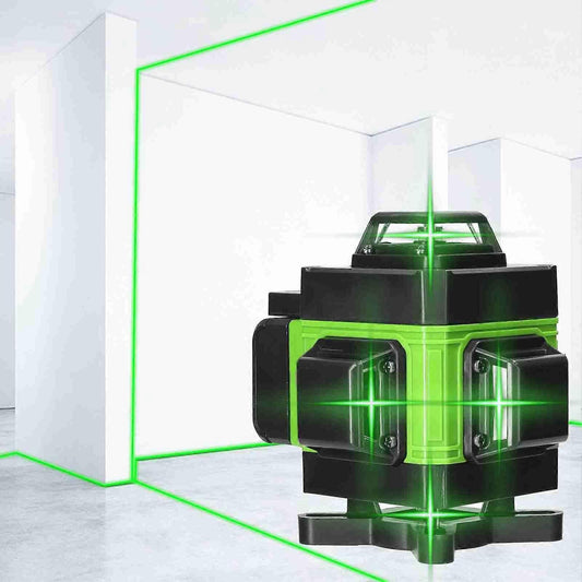 Niveau Laser 4D Multifonction – 16 Lignes Autonivelant avec Trépied Réglable et Batterie Rechargeable