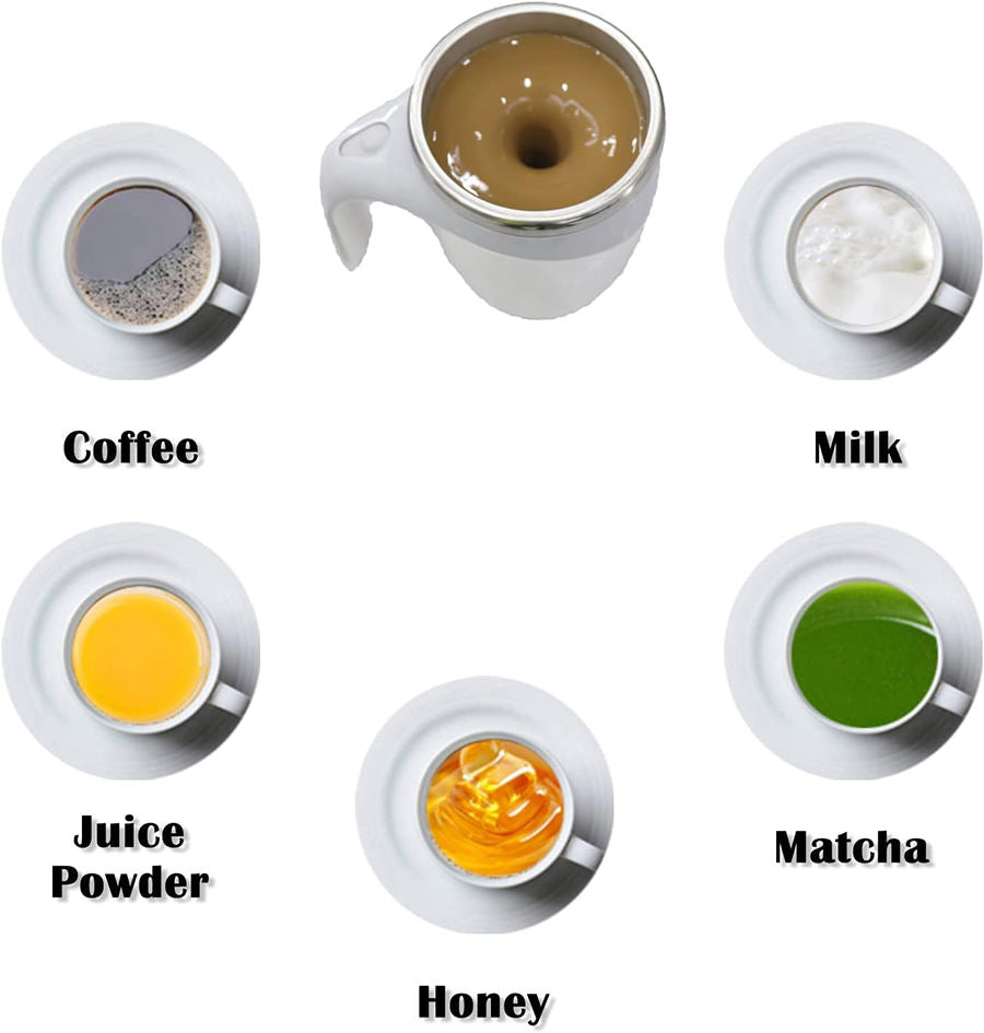 Tasse Auto-Mélangeuse Rechargeable