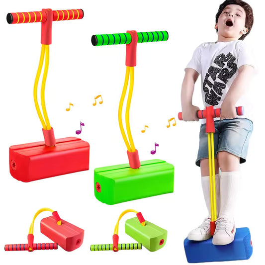 Un pogo stick / jouet sauteur pour enfants