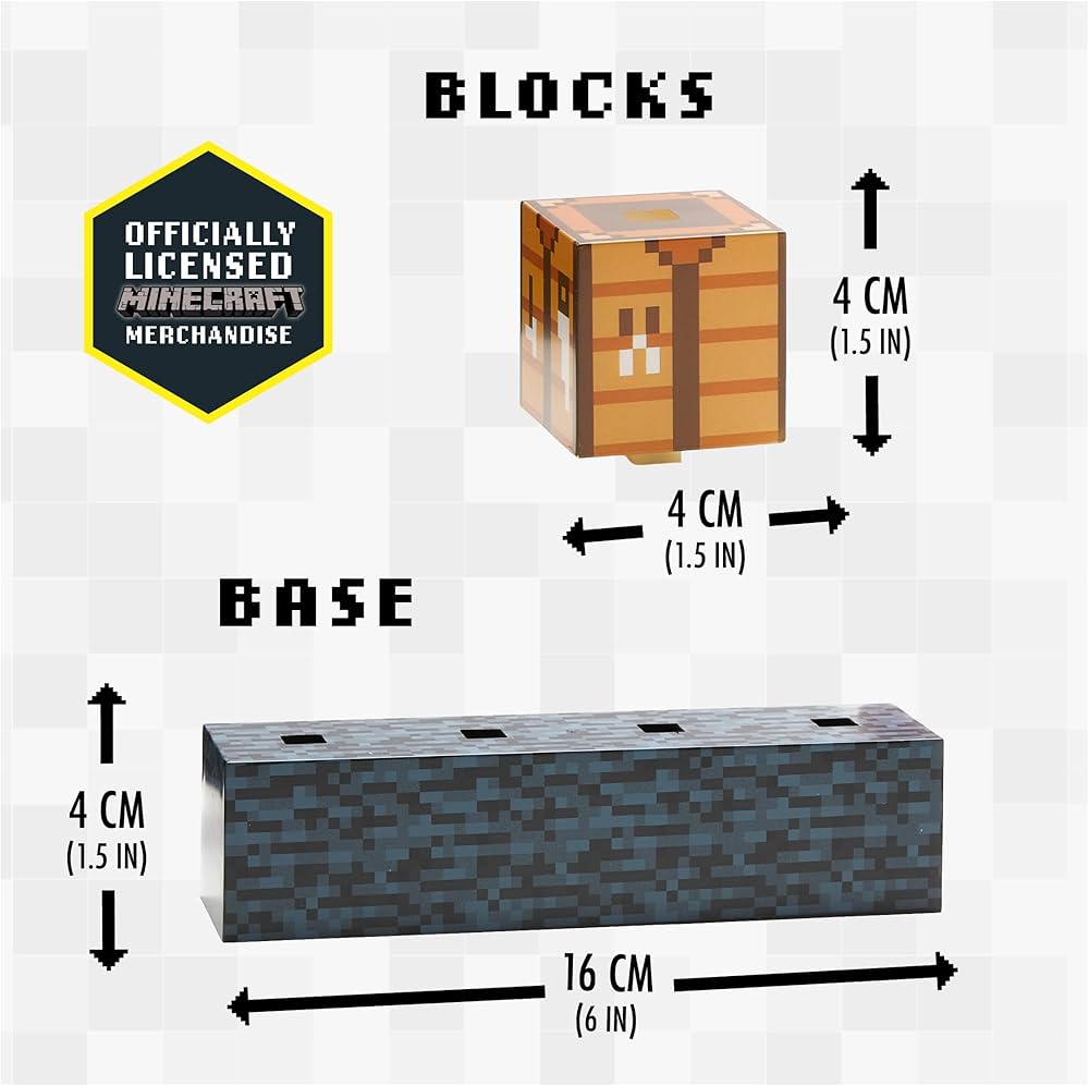 Lampe de Construction Minecraft – Blocs Lumineux Personnalisables