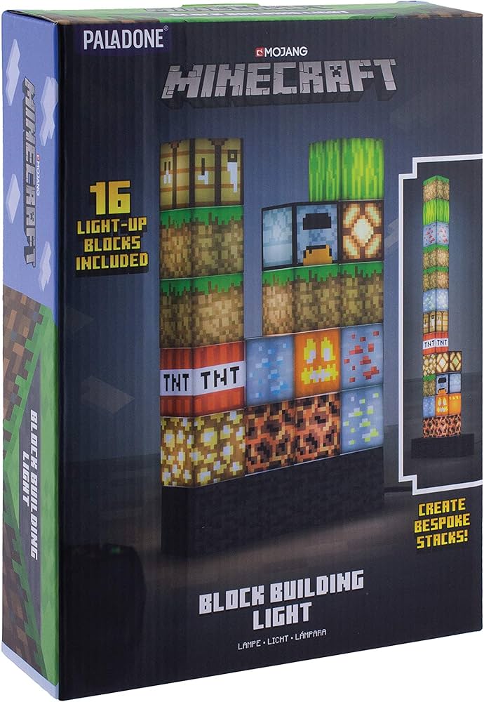 Lampe de Construction Minecraft – Blocs Lumineux Personnalisables