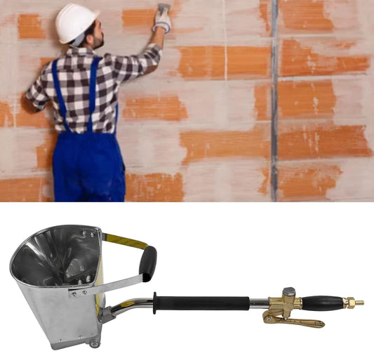Pistolet Pneumatique de Projection de Mortier – Outil Pro pour Travaux Muraux