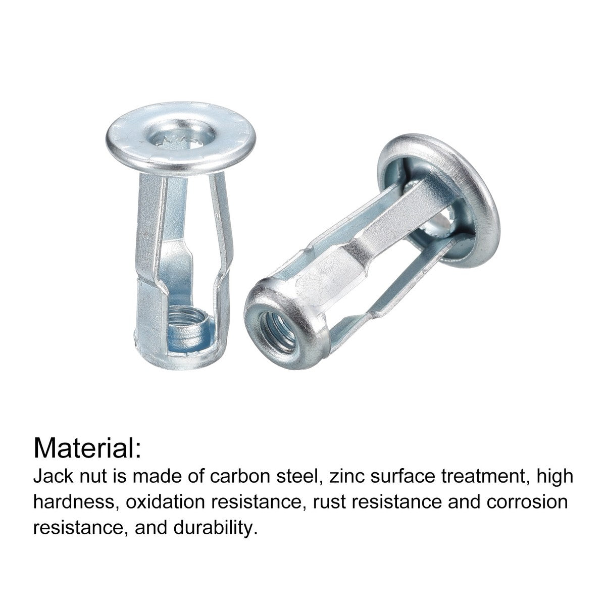 Chevilles d’Expansion Galvanisées à Écrou Pétale – Fixation Multi-Supports