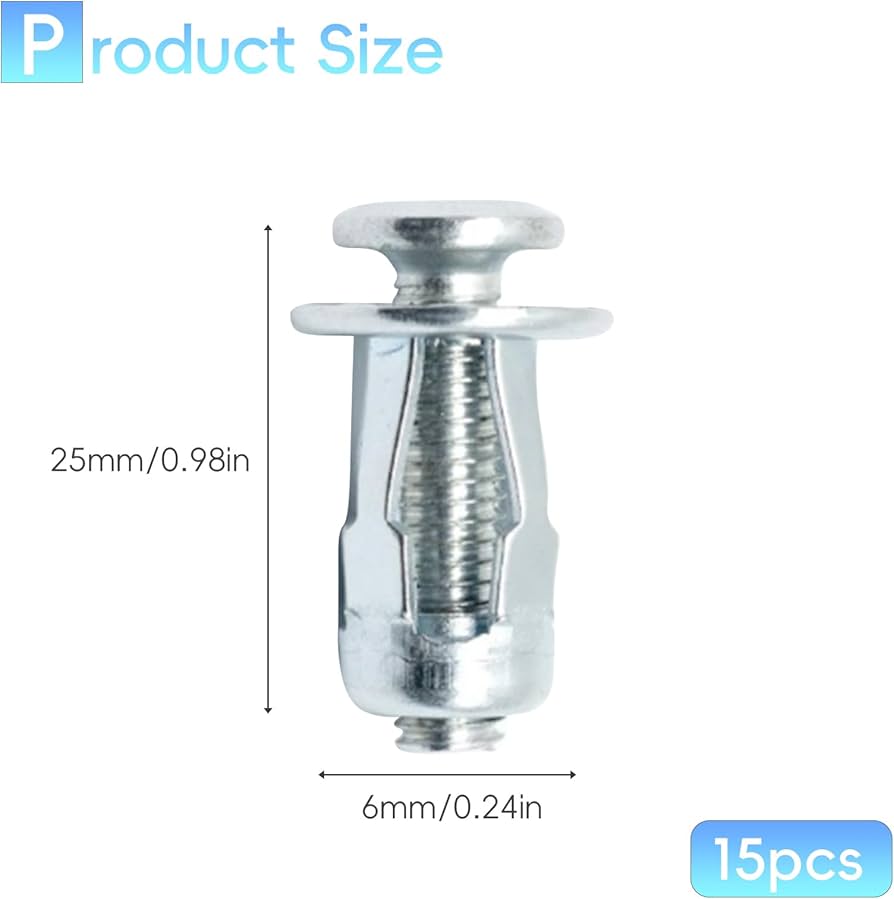 Chevilles d’Expansion Galvanisées à Écrou Pétale – Fixation Multi-Supports
