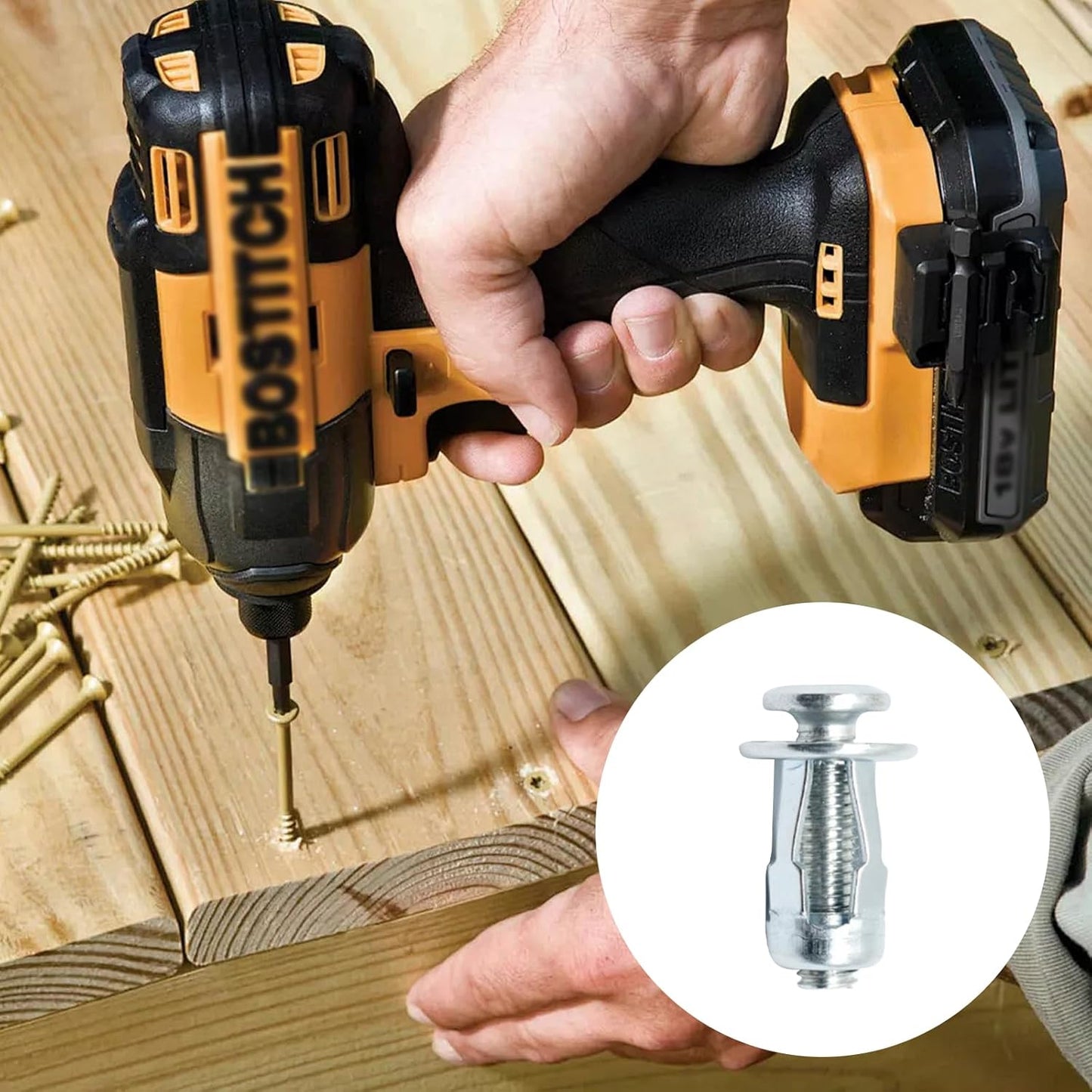 Chevilles d’Expansion Galvanisées à Écrou Pétale – Fixation Multi-Supports