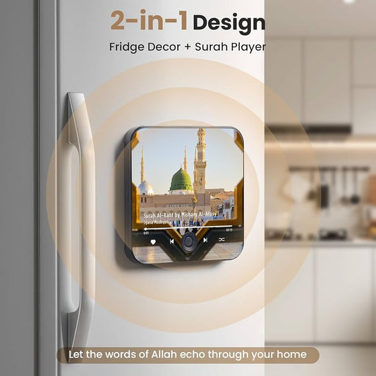 Aimant Coranique Audio – Haut-Parleur Coran pour Réfrigérateur