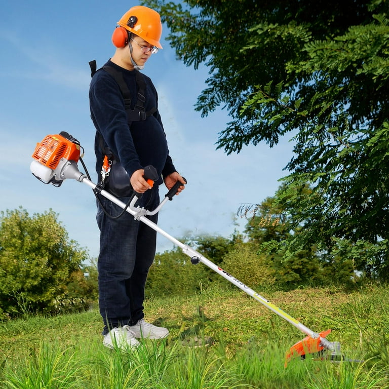 Débroussailleuse Thermique à Essence – Outil de Jardinage Professionnel