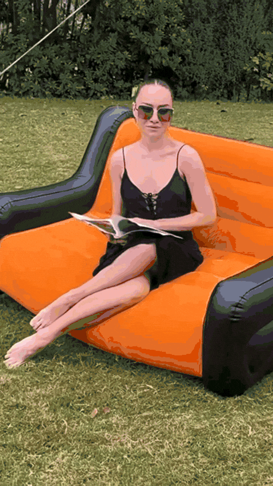 Canapé Gonflable Double – Confort, Design & Détente Intérieure / Extérieure
