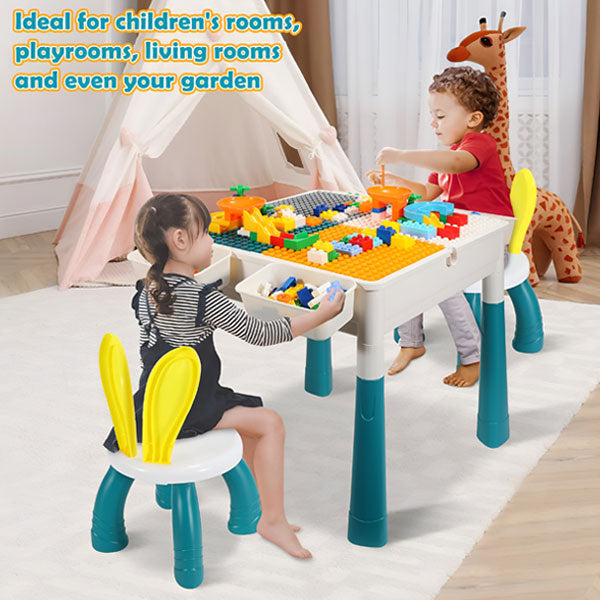 Table d’Activités Multifonction 5-en-1 pour Enfants