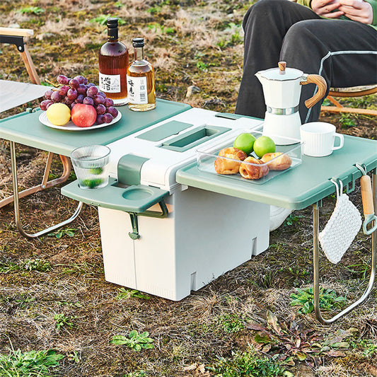 Glacière Multifonction avec Plateaux Pliables