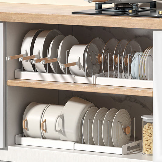 Rangement Extensible pour Couvercles et Casseroles