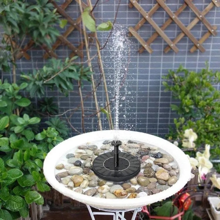 Fontaine solaire flottante pour jardin pompe à eau automatique