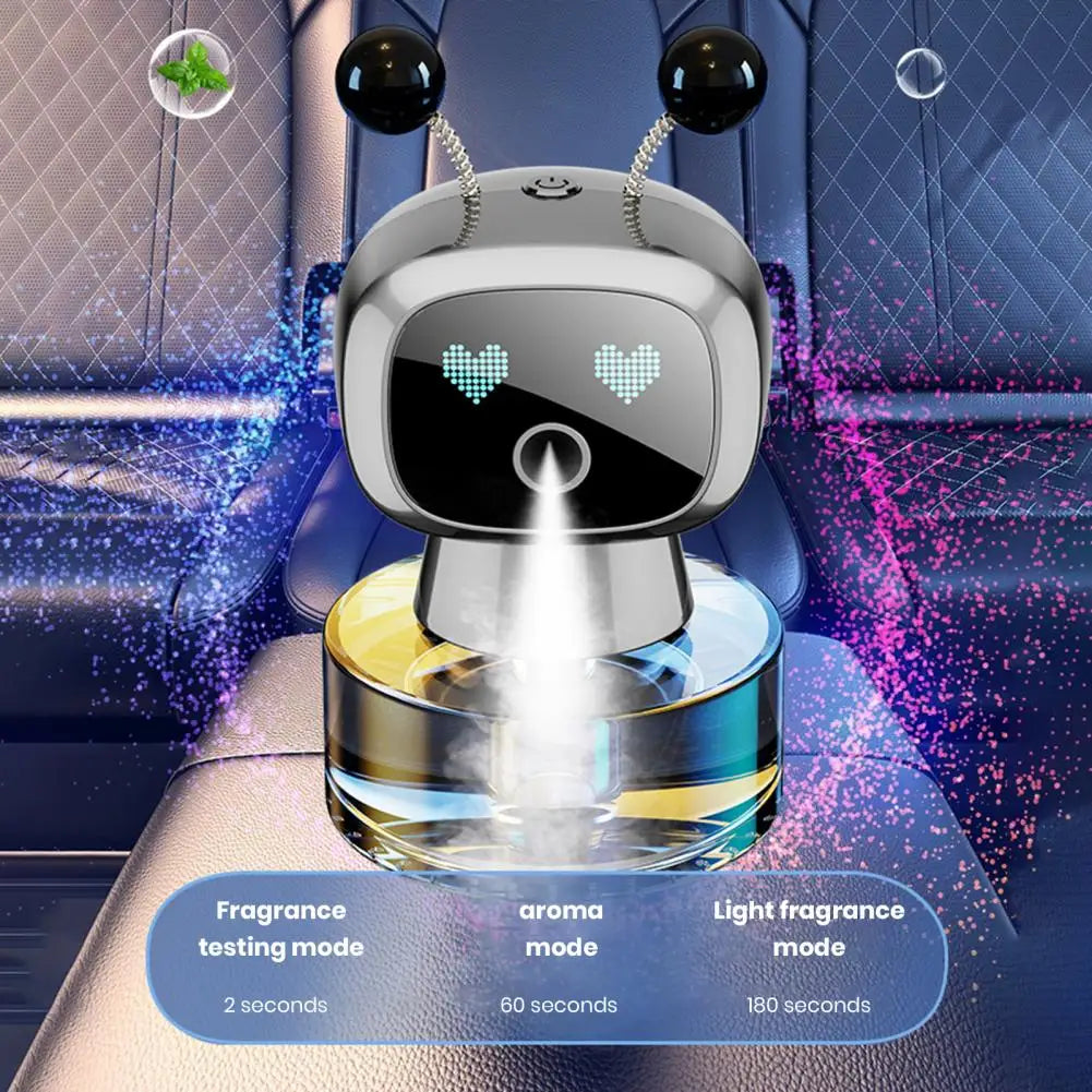 Désodorisant de Voiture Intelligent Robot – Aromathérapie 3 Modes