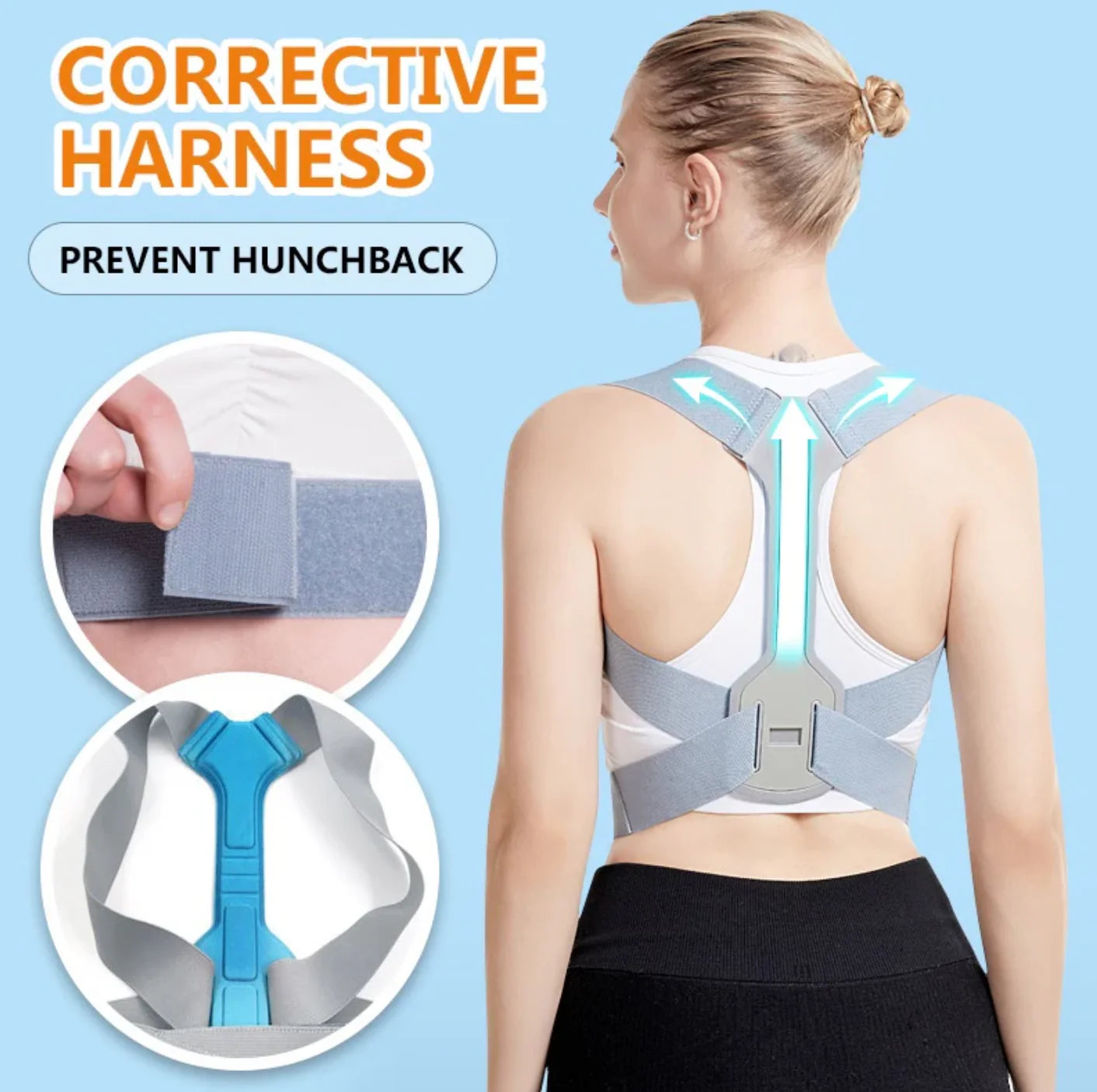 Correcteur de posture, Ceinture de correction efficace pour le dos