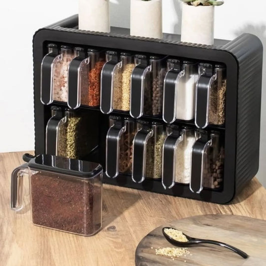 Organisateur à Épices avec Bacs Amovibles – Rangement Moderne et Fonctionnel
