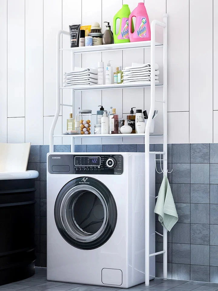 Étagère de rangement multifonctionnelle à 3 niveaux pour toilettes, organisateur de salle de bain