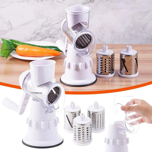 Râpe multifonction, coupe-Légumes & Râpe Rotative