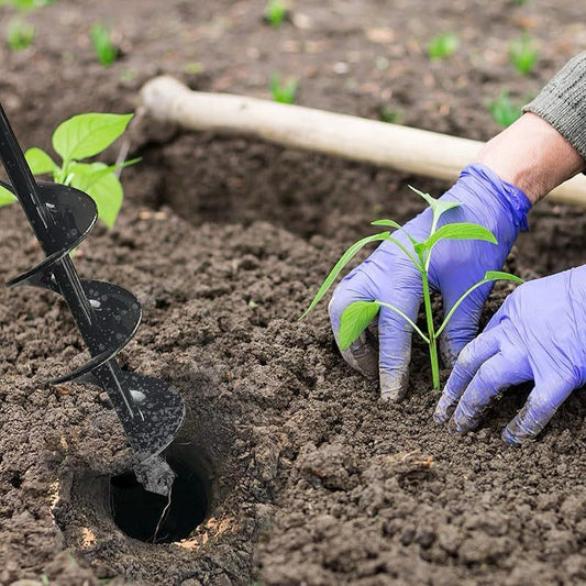 Foret tarière de jardin en acier – accessoire pour perceuse pour plantation Facile