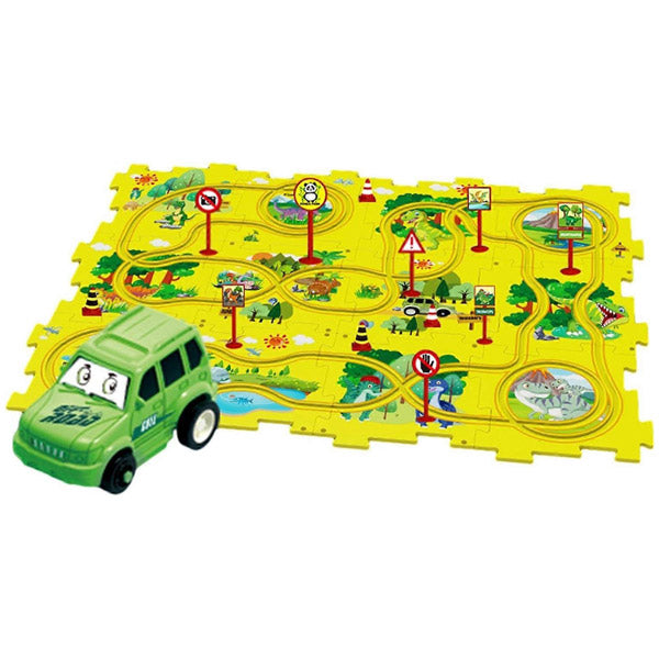 Tapis de Jeu Éducatif Magnétique avec Voiture & Avion – Apprentissage Ludique pour Enfants