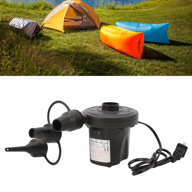 Pompe Électrique Multifonction 3-en-1 – Aspiration, Gonflage & Dégonflage Portable