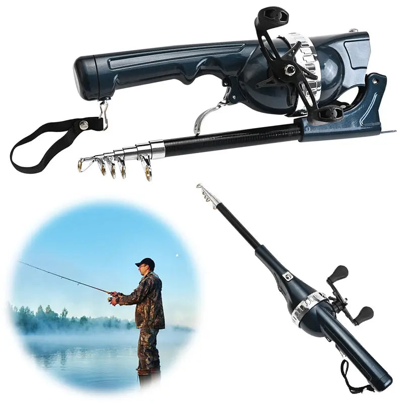Canne à Pêche Télescopique Portable – Légère & Compacte