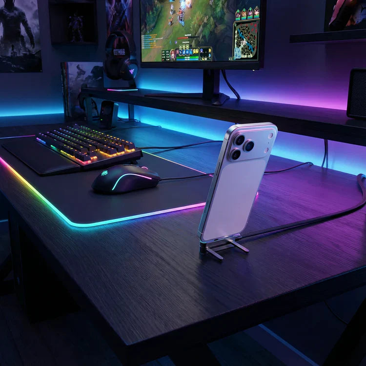 Câble Type-C 240W Ultra Rapide avec Support Téléphone Intégré