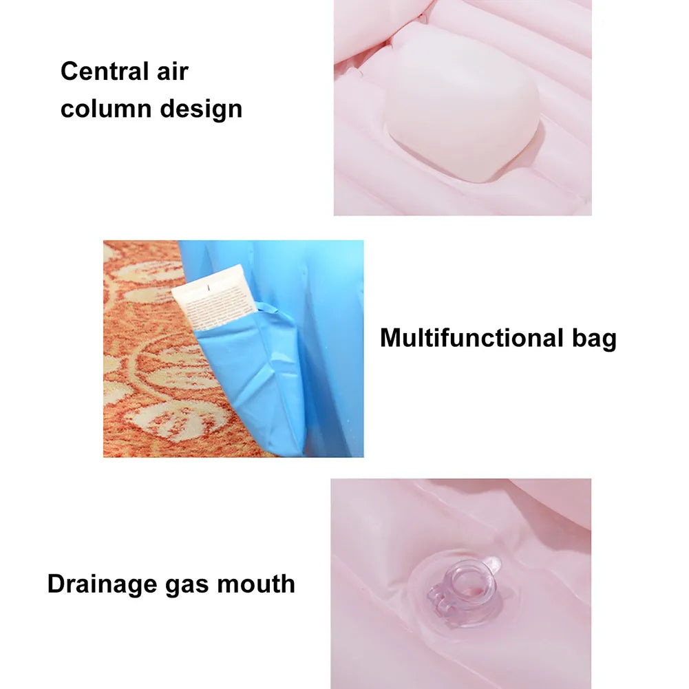 Pataugeoire Bébé Gonflable Portative – Mini Baignoire de Voyage