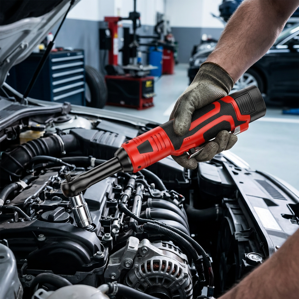 Cliquet utilisé dans un compartiment moteur