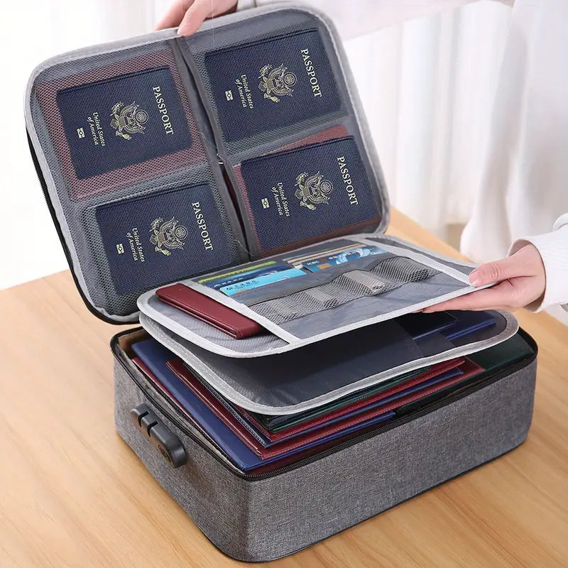 Sac de Documents Sécurisé avec Verrou à Combinaison