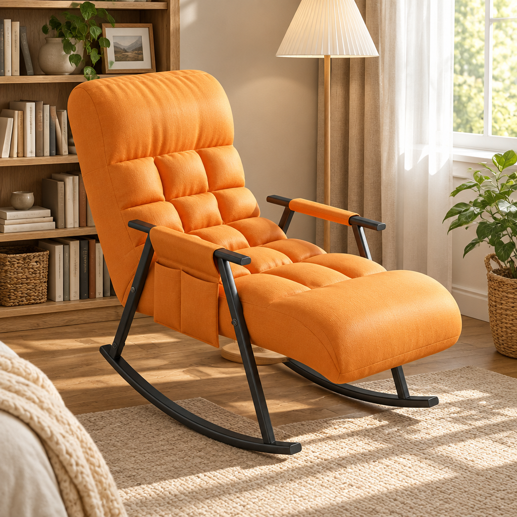 Fauteuil dans un coin chambre cosy